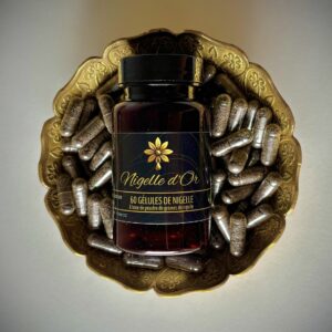 60 Gélules de nigelle 100% naturelles (poudre de graines)